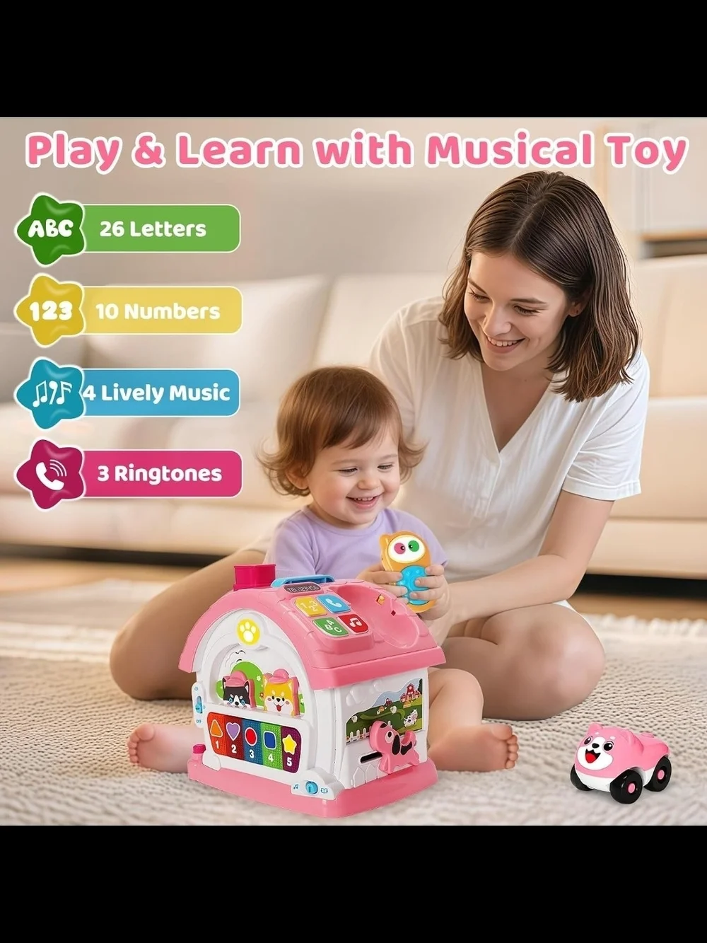 Montessori Toys for 1 Year Old Girls, Christmas First 1st Birthday Gifts